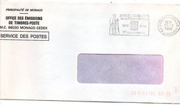 MONACO-1986-lettre Monte-Carlo Pour NANTES-44-cachet "10 Ans-Annales Monégasques-histoire De Monaco "..franchise Postale - Storia Postale