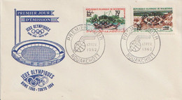 Mauritanie Mauritania - 1962 - 154A  / 154B - FDC - Surcharge Type I - Mauritanie (1960-...)