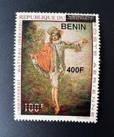 Bénin 2009 Mi. 1612 L'indifférent - Watteau Art Kunst Tableau Surchargé Overprint MNH** - Bénin – Dahomey (1960-...)