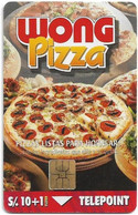 Peru - Telepoint - Wong Pizza, 09.1996, 10+1Sol, 20.000ex, Used - Perú