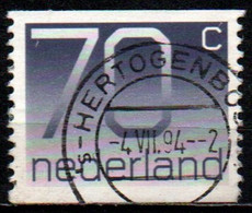 Olanda 1991 - Numeral Type 'Crouwel' - Coil - 70 Cent - Oblitérés