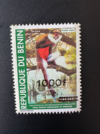 Bénin 2007 Mi. 1415 Singe à Ventre Rouge Zin Kaka Monkey Ape Affe Faune Fauna Surchargé Overprint MNH** - Benin – Dahomey (1960-...)