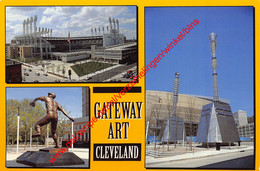 Cleveland - Gateway District Art Baseball - Ohio - United States USA - Cleveland
