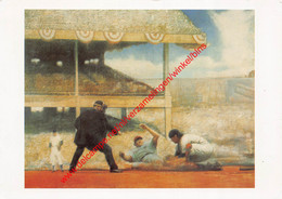 Sliding In Yankee Stadium - 1979 - Lance Richbourg - Baseball Art - Baseball