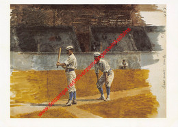 Baseball Players Practicing - 1875 - Thomas Eakins - Baseball Art - Baseball
