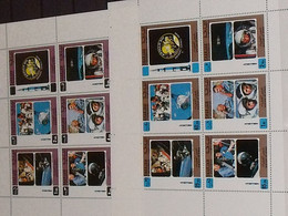 Caisse Bleu / Collection De Timbres Et Blocs Tous Neuf **, MNH (sauf 2 Dernière Photos ) , Cosmos , Espace , Cosmonaute - Verzamelingen