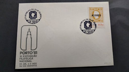 PORTUGAL COVER - EXP. FILATELICA PORTO 81 - DIA DA FILATELIA CLASSICA (PLB#03-142) - Postal Logo & Postmarks