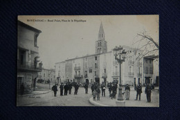 MONTAGNAC - Rond Point Et Place De La République. - Montagnac