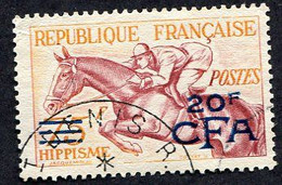 Colonie Française, Réunion, CFA, N°318 Oblitéré, Qualité Très Beau - Usati