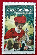 Timbre Cacao De Jong - Wormerveer Holland - Pubblicitari