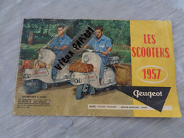 Publicité " Peugeot   " - Motos - Scooteurs - Cyclos - Vélomoteurs - Locomotion - Dépliant - Affichette - Réf.84. - Motos