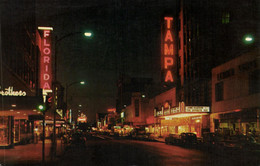 TAMPA - NIGHT VIEW FRANKLIN STREET - Tampa