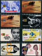 France - Lot De 8 Cartes Téléphoniques Différentes De 1996 - 1996