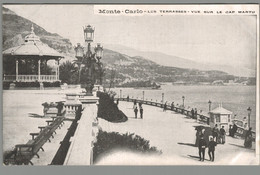 CPA Monaco - Monte Carlo - Les Terrasses - Vue Sur Le Cap Martin - Las Terrazas