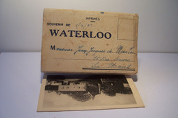 SOUVENIR De WATERLOO - DEPLIANT 10 VUES ( Format 90x60 Mm ) - Daté 1932 - Waterloo