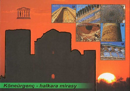 Turkmenistan 2013, Historical Monuments, Kunya Urgench, Block Of 6v - Turkmenistan