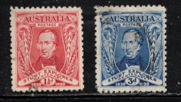 AUSTRALIA Scott # 104-5 Used - Captain Charles Sturt - Usados