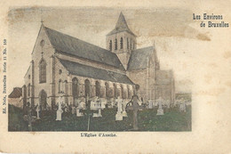 Asse.   -   L'Eglise D' Assche   -   Gekleurde Kaart!   1900 - Asse