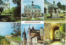 45- LOIRET CHATILLON COLIGNY 2 Cpm - Multivues, église Saint-Pierre - Chatillon Coligny