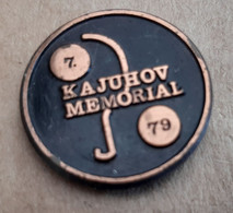 Table Tennis Tournament 7. Kajuhov Memorial  1979 Slovenia Pin Badge - Tenis De Mesa