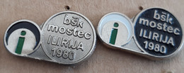 Petanque Bowls Club BSK Ilirija Mostec 1980 Slovenia Ex Yugoslavia Pins - Pétanque