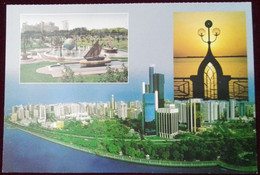 DUBAI POSTCARD COLORED MINT A VIEW OF DUBAI - Dubai