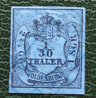 Elsfleth Auf 1/10 Thaler Blau - Oldenburg Nr. 2 I - Oldenbourg