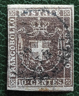 TUSCANT ITALY Timbre Francobollo Postale Toscano 10 Centes ... Cote: 45,00 Euros - Oldenbourg