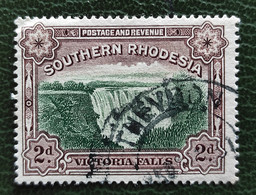 Southern Rhodesia. 1932 Victoria Falls. 2d Used. SG 29 GREAT CANCEL - Rhodesia Del Sud (...-1964)
