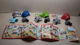 2020 Ferrero - Kinder Surprise - VV024, VV025 & VV026 - Bruno's Hot Rod - Complete Set + 3 BPZ's - Monoblocchi