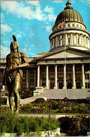 Utah Salt Lake City State Capitol Building And Chief Massasoit - Salt Lake City