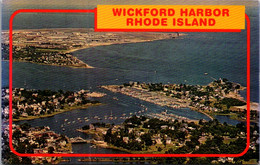 Rhode Island Wickford Harbor Aerial View - Sonstige & Ohne Zuordnung