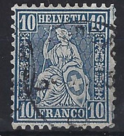 Suiza U   36 (o) Usado. 1862. Fil. A - 1843-1852 Federal & Cantonal Stamps