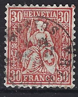 Suiza U   38 (o) Usado. 1862. Fil. A - 1843-1852 Federale & Kantonnale Postzegels