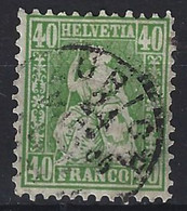 Suiza U   39 (o) Usado. 1862. Fil. A - 1843-1852 Federal & Cantonal Stamps