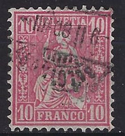 Suiza U   43 (o) Usado. 1867. Fil. A - 1843-1852 Correos Federales Y Cantonales