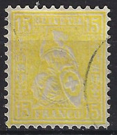 Suiza U   44 (o) Usado. 1867. Fil. A - 1843-1852 Federale & Kantonnale Postzegels