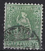 Suiza U   45 (o) Usado. 1867. Fil. A - 1843-1852 Timbres Cantonaux Et  Fédéraux