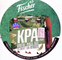 RARE - Ile De LA REUNION - Balise De Produit / Bière FISCHER KPA (Réunion)   Imp Recto & Verso (Obj Div Fischer KPA) - Poster & Plakate