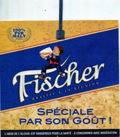 RARE - Ile De LA REUNION - Balise De Produit / Bière FISCHER  (Réunion) Imp Recto & Verso (obj Div Balise Fischer Carré) - Afiches