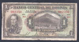 Bolivia – Billete De 1 Boliviano – Año 1928 - Bolivia