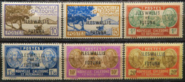 LP2844/2054 - 1944 - WALLIS Et FUTUNA - SERIE COMPLETE - N°125 à 130 NEUFS* - Unused Stamps