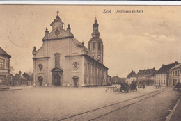 Zele - Dorpplaats En Kerk - Zele