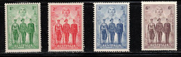 AUSTRALIA Scott # 184-7 MH - Nurse, Sailor, Soldier & Aviator WWII CV $45.15 - Nuevos