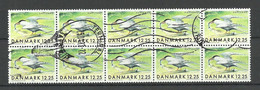 DENMARK Dänemark 1999 Einheimische Zugvögel Bird Michel 1226 As 10-Block O Küstenseeschwalbe - Golondrinas