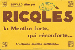 RICQLÈS La Menthe Forte Qui Réconforte ...(tampon Louis GAILLARD - ROANNE) - R