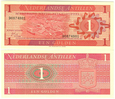 Netherlands Antilles 1 Gulden 1970 UNC - Antilles Néerlandaises (...-1986)