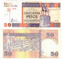 Caribbean 50 Pesos Convertibles 2007 VF/EF - Cuba