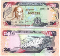 Jamaica 50 Dollars 2002 UNC - Jamaica