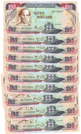 Jamaica 10x 50 Dollars 2002 UNC - Jamaique
